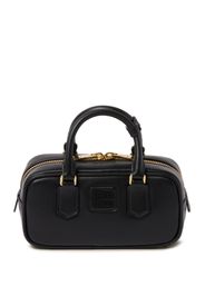 Miu Miu Borsa mini con placca logo - Nero