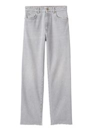 Miu Miu mid-rise straight-leg jeans - Grigio