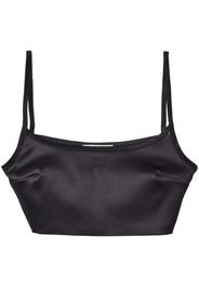 Miu Miu Top corto - Nero