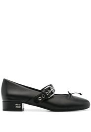 Miu Miu 30mm buckle-strap pumps - Nero