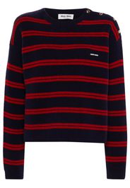 Miu Miu Maglione a righe - Blu
