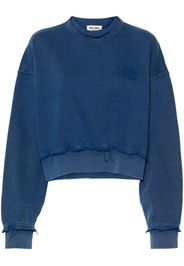 Miu Miu Felpa con applicazioni - Blu