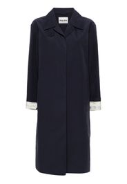 Miu Miu Cappotto monopetto - Blu