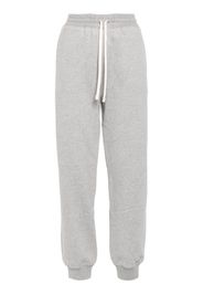 Miu Miu Pantaloni sportivi con applicazione - Grigio