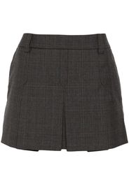 Miu Miu Minigonna con applicazione - Grigio