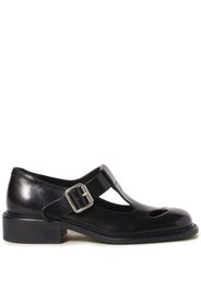 Miu Miu Mocassini con cinturino a T 30mm - Nero