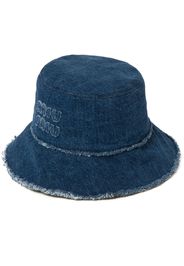 Miu Miu denim bucket hat - Blu