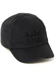 Miu Miu Denim baseball cap - Nero