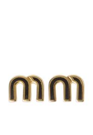 Miu Miu enameled earrings - Oro