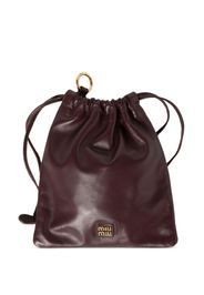Miu Miu Pouch con applicazione - Rosso