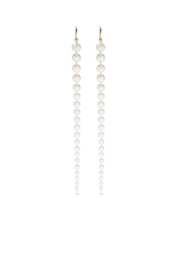 Akoya Pearl Strand Diamond Earrings