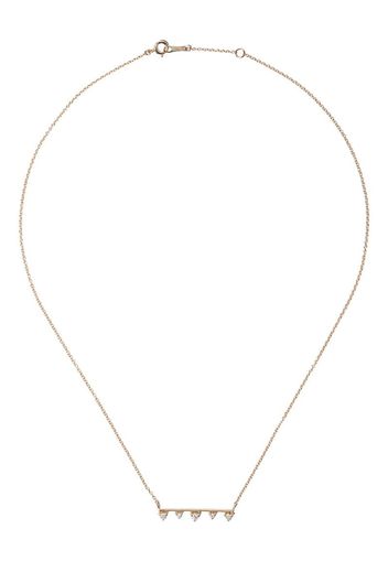 14kt gold diamond necklace