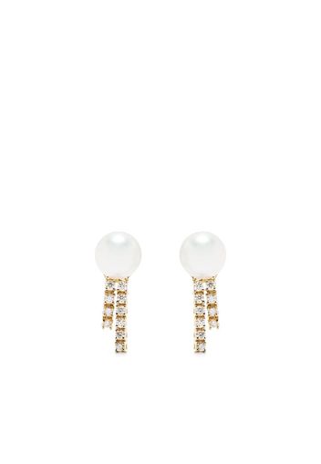 Mizuki 18kt yellow gold pearl earring - Oro