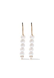 14kt gold Sea of Beauty diamond akoya pearls earrings