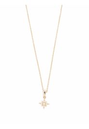 Mizuki Collana con pendente a stella in oro 14kt e diamanti