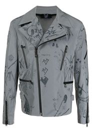 MJB Marc Jacques Burton Bomber con stampa - Grigio