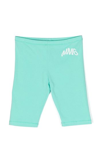 MM6 Maison Margiela Kids Shorts con stampa - Verde