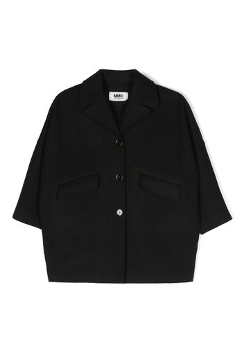 MM6 Maison Margiela Kids Giacca con bottoni - Nero