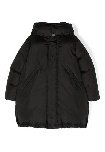 MM6 Maison Margiela Kids Cappotto imbottito con cappuccio - Nero