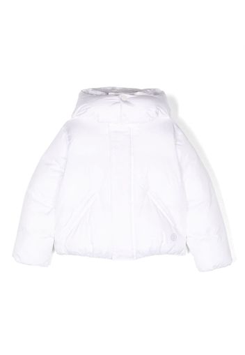 MM6 Maison Margiela Kids Piumino con ricamo - Bianco