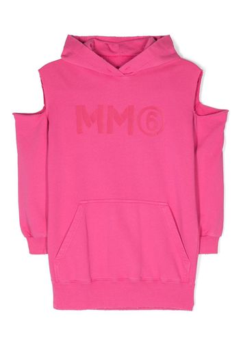 MM6 Maison Margiela Kids Abito con cut-out - Rosa