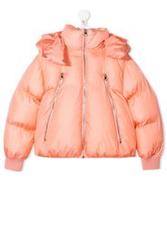 MM6 Maison Margiela Kids Piumino con cappuccio - Arancione