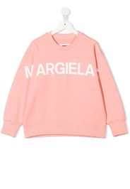 MM6 Maison Margiela Kids Felpa con stampa - Rosa