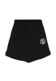 MM6 Maison Margiela Kids Shorts con stampa - Nero