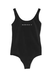 MM6 Maison Margiela Kids Costume intero con stampa - Nero