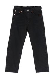 MM6 Maison Margiela Kids Jeans dritti con vita elasticizzata - Nero