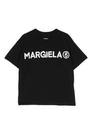 MM6 Maison Margiela Kids T-shirt con logo - Nero