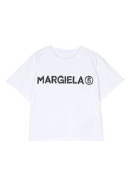 MM6 Maison Margiela Kids logo-print cotton T-shirt - Bianco