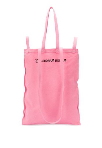 six-handle logo tote