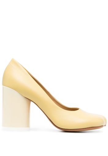 MM6 Maison Margiela square toe pumps - Giallo