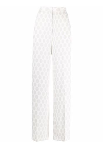 MM6 Maison Margiela Pantaloni a pois - Bianco