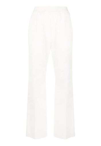 MM6 Maison Margiela high-rise flared trousers - Bianco