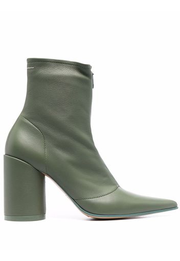 MM6 Maison Margiela Stivaletti a punta - Verde