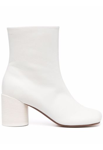 MM6 Maison Margiela Anatomic square-toe boots - Bianco