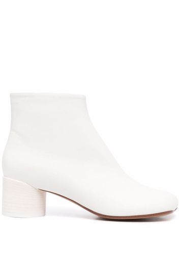 MM6 Maison Margiela square-toe ankle boots - Bianco