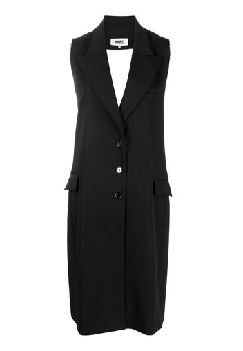 MM6 Maison Margiela button blazer dress - Nero