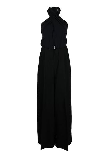 MM6 Maison Margiela cut-detail tailored jumpsuit - Nero