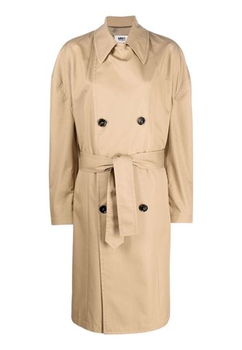 MM6 Maison Margiela Trench doppiopetto - Toni neutri