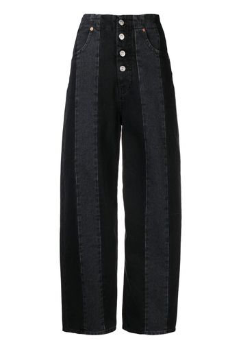 MM6 Maison Margiela straight-leg denim jeans - Nero