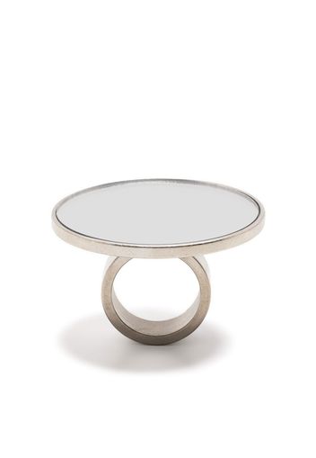MM6 Maison Margiela circular-frame ring - Argento
