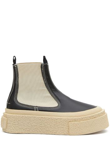 MM6 Maison Margiela Stivaletti con punta tonda - Nero