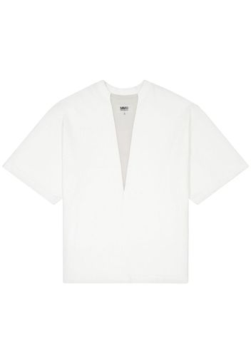 MM6 Maison Margiela T-shirt con logo - Bianco