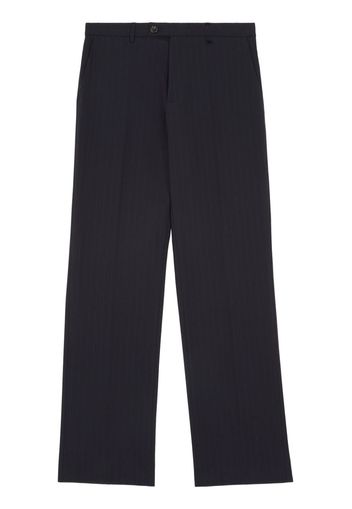 MM6 Maison Margiela single-stitch logo tailored trousers - Nero