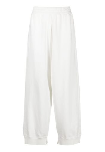 MM6 Maison Margiela wide-leg track pants - Bianco