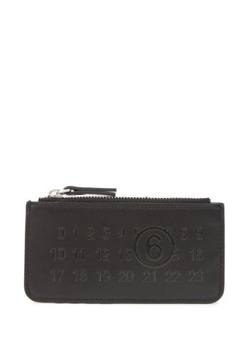 MM6 Maison Margiela Portafoglio con logo goffrato - Nero