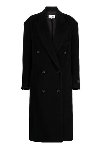 MM6 Maison Margiela double-breasted coat - Nero